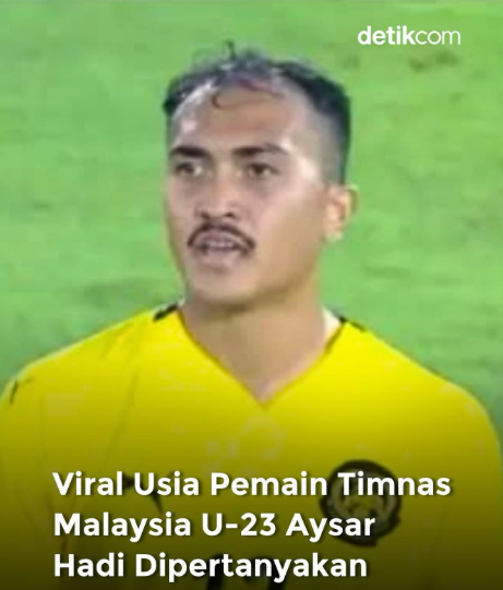 Silahkan tebak dgn santai ya gaes, menurut pengalaman sih apa mungkin di usia 23tahun rambut sdh botak😂kalau kumis boleh lah usia 23 sdh lebat.
Banyak yang curiga usianya lebih dari 23 tahun. Padahal, menurut data Transfermarkt, Aysar lahir pada 4 September 2003 dan saat ini