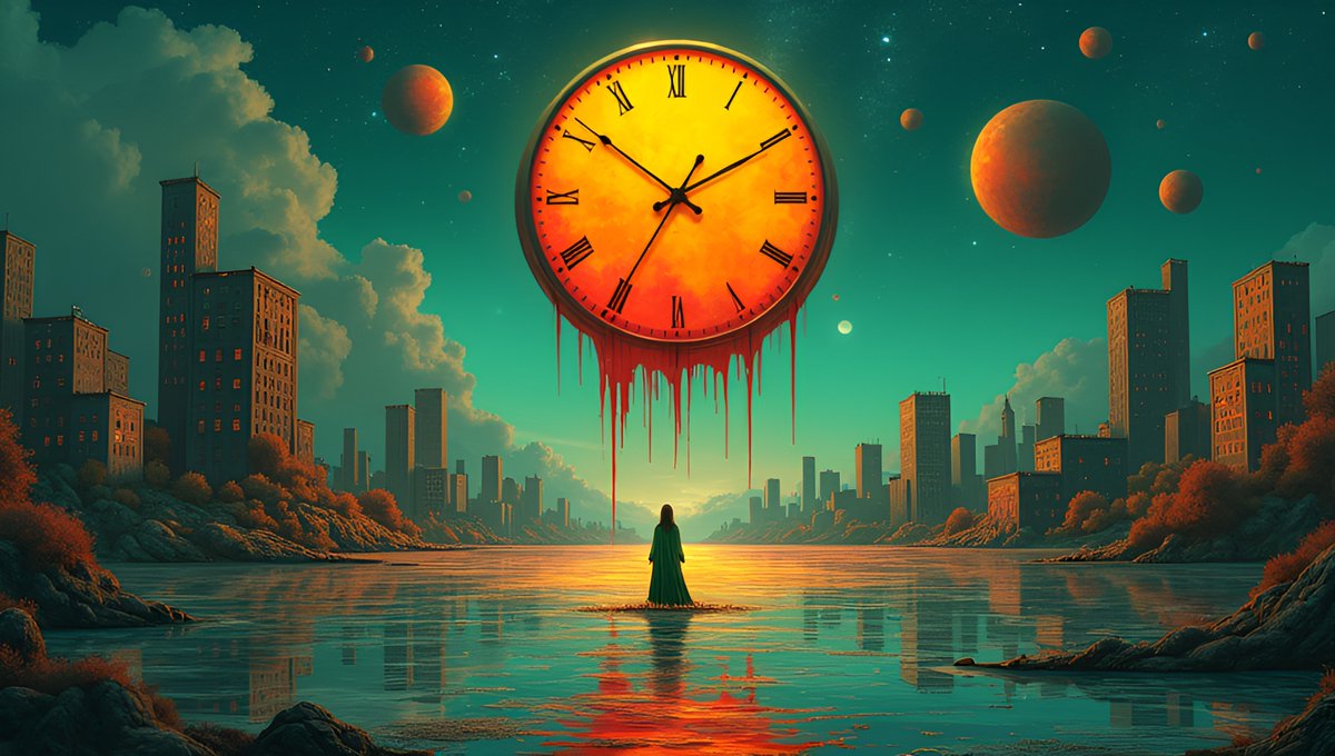PromptSin's tweet image. Time is a illusion—what will you do today? Seize the moment! ⏳✨ #Mindfulness #TimeToRise