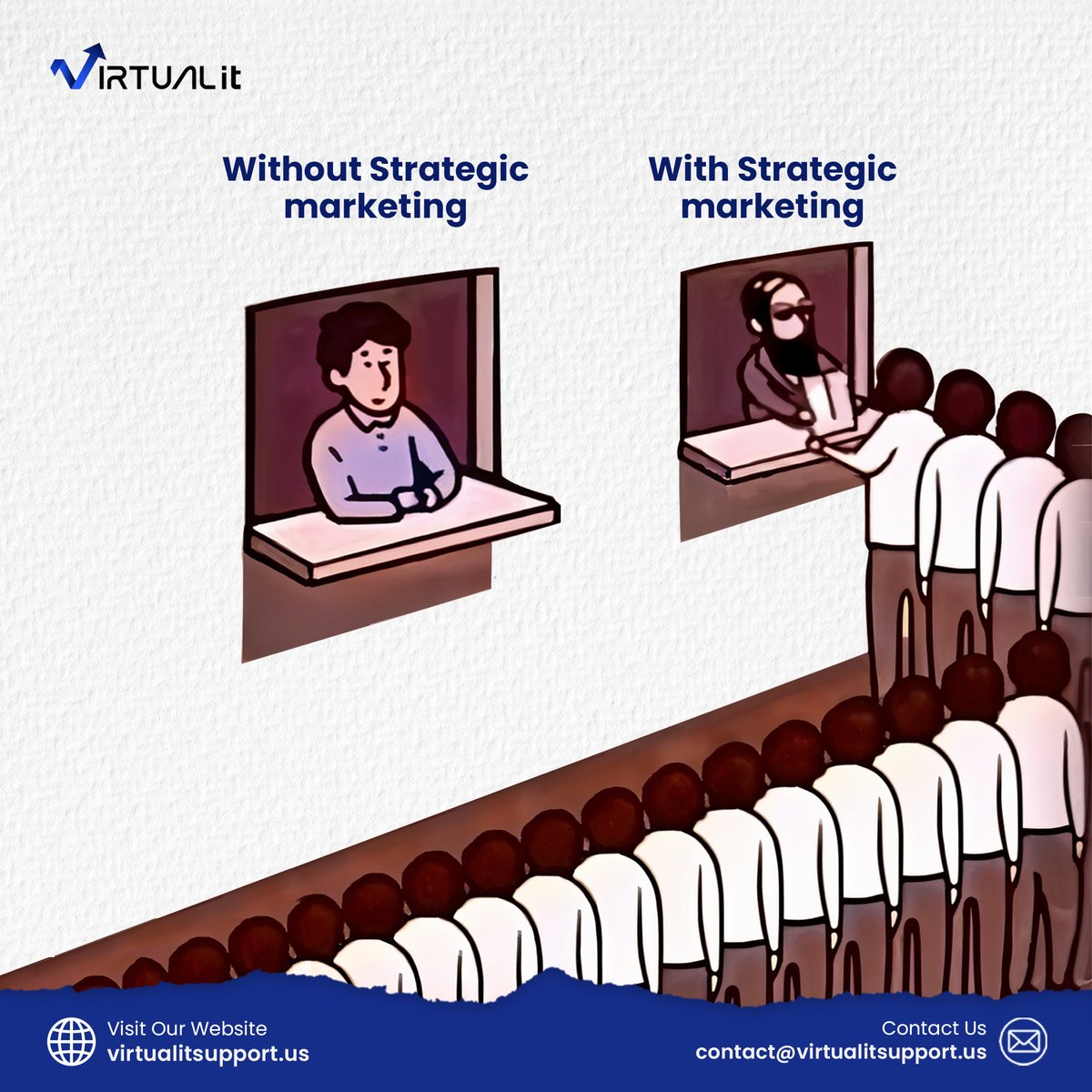 itsupport4us's tweet image. 📉 No Marketing Strategy? No Customers.
📈 Strategic Marketing? Endless Opportunities!

✅ Let Virtual IT Support grow your brand with result-driven strategies.
👉 Visit virtualitsupport.us
contact@virtualitsupport.us to get started!
#virtualitsupport #memes #digitalmeme