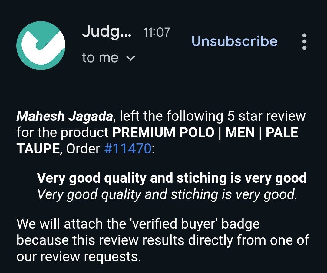 Good reviews coming in from verified real customers post purchase really gives a great start for the day. However a few mischievous comments on social media are from people who haven't even tried buying something. 🙄 
#Reviews #D2C #Ecommerce