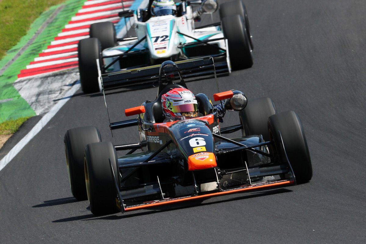 fmotor's tweet image. F-Be: 第9戦SUGO決勝　酒井翔太がみちのくひとり旅　シリーズ7勝目をポール・ツー・ウインで飾る fmotor.jp/2025-formula-b… #formulabeat