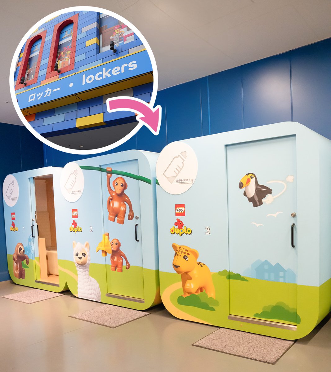 LEGOLAND_Japan's tweet image. /
小さなお子さまをお連れの
ママさん&パパさん👶🍼
\
🔶授乳室
📍ファクトリーエリア ロッカールーム内
✅どなたでもご利用いただけます
🔶ベビーケア
📍#レゴシティ エリア(ブリック・ハウス・バーガーの隣)
✅調乳用温水器や離乳食チェアなども完備
お気軽にご利用ください✨
#レゴランド