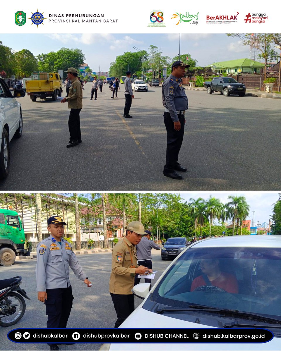 DishubKalbar's tweet photo. Giat Pemeriksaan Gabungan Kendaraan Bermotor dalam rangka Operasi Kepolisian Kewilayahan "Patuh Kapuas" tahun 2025.
Sabtu, 19 Juli 2025. https://t.co/LQr9t4dUmD