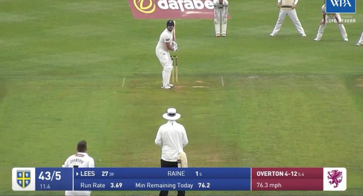 Groundstaff must've been on leave. 😳

#CountyChampionship