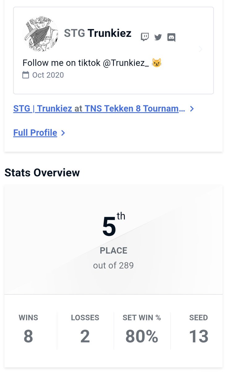 Trunkiez's tweet image. Best TNS run I've had :)) it's nice having fahk as a backup to my heihachi! Shoutout to everyone in my streams for always showing love and support this is for them 🙏