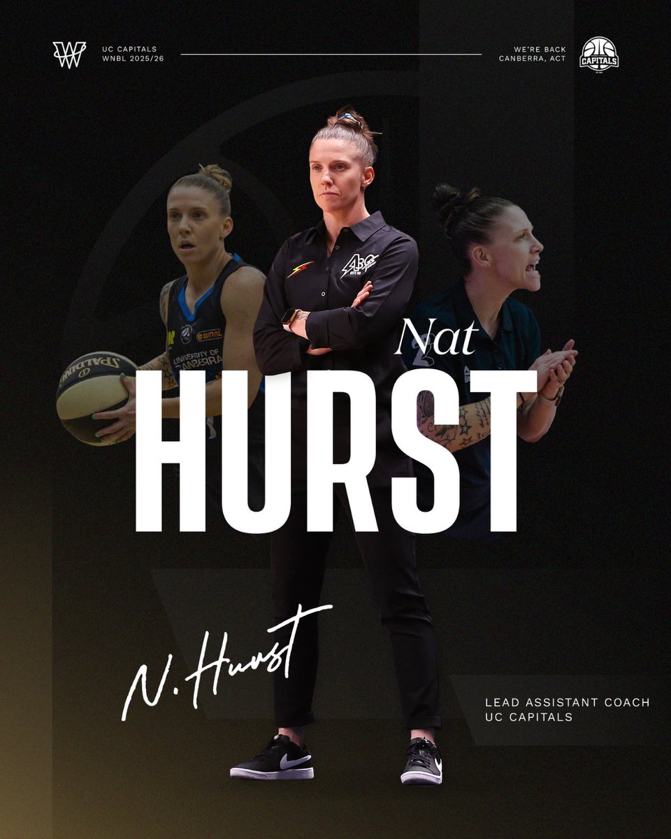 UCCapitals's tweet image. Welcome back Nat 🧢
▶️ NZ Tall Ferns Head Coach
▶️ 7x WNBL Champ
▶️ Opal
▶️ UC Caps Lead Assistant Coach, Head Community Coach
Excited to announce the return of Nat Hurst as our Lead Assistant Coach & Head Community Coach for the upcoming WNBL season.
loom.ly/J4NPha4.