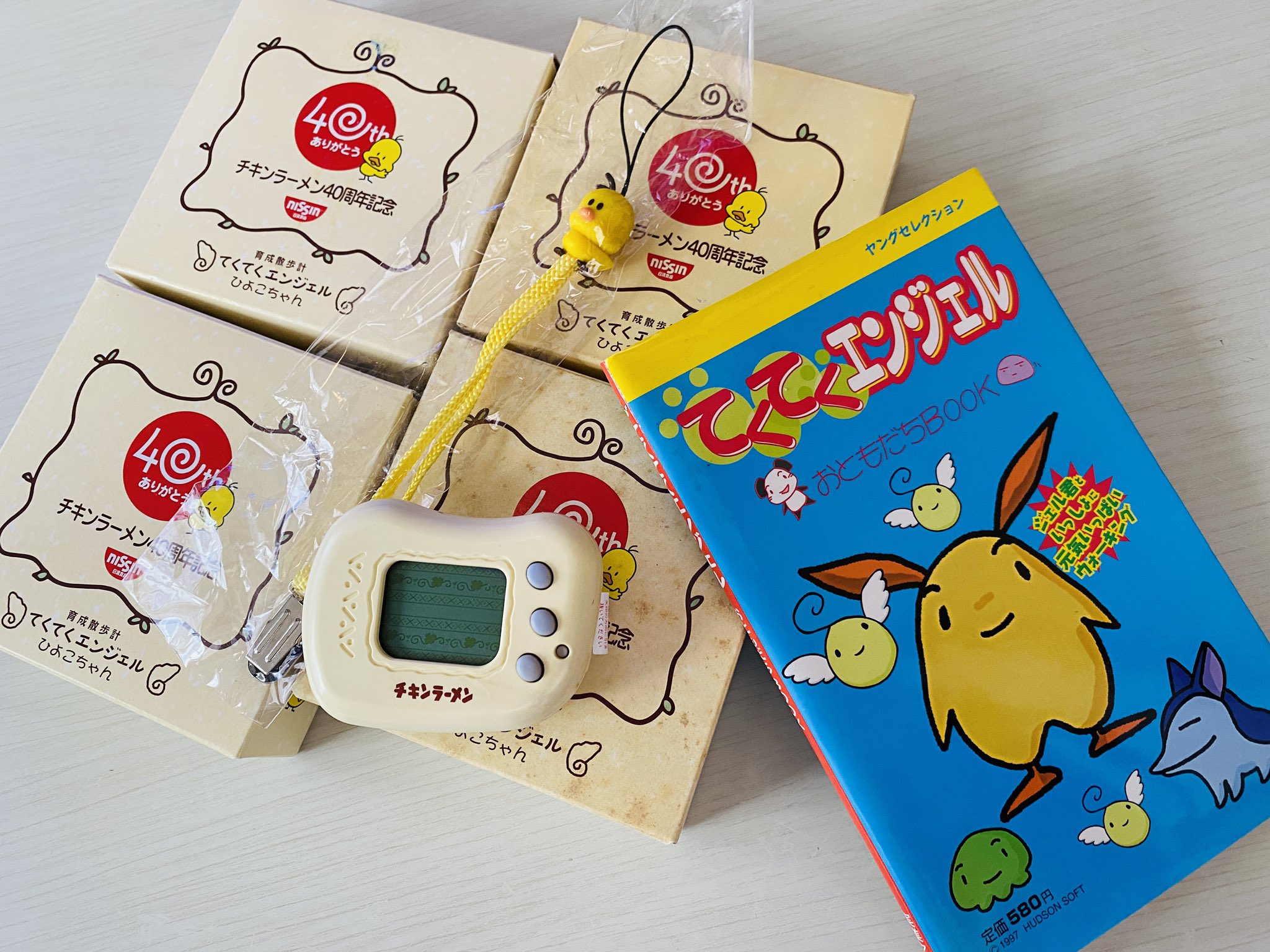 非売品！日清食品　チキンラーメン　40周年　てくてくエンジェル　ひよこちゃん Bibian 比比昂 - 非売品 日清食品 チキンラーメン 40周年