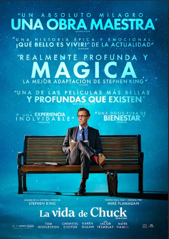 ToursCinema's tweet image. Poster de #LaVidaDeChuck
Con #TomHiddleston, #ChiwetelEjiofor, y #karengillan
De: #MikeFlanagan
Estreno 21 de Agosto en Cine.