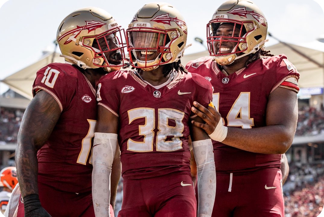 #AGTG 🙏🏽🙏🏽 After a great conversation with <a href="/CoachJRut/">Jonathan Rutledge</a> I’m blessed to receive my 5th D1 Offer from University of Florida State
<a href="/CoachBoyles/">Marcus Boyles</a> <a href="/MrCoachCampbell/">Michael Campbell</a> <a href="/MacCorleone74/">Rion (Ree-un) Young</a> <a href="/Coach_CJBailey/">CJ Bailey</a> <a href="/_kbolden/">Kelvin Bolden</a> <a href="/stephonhuderson/">Coach Hud</a>