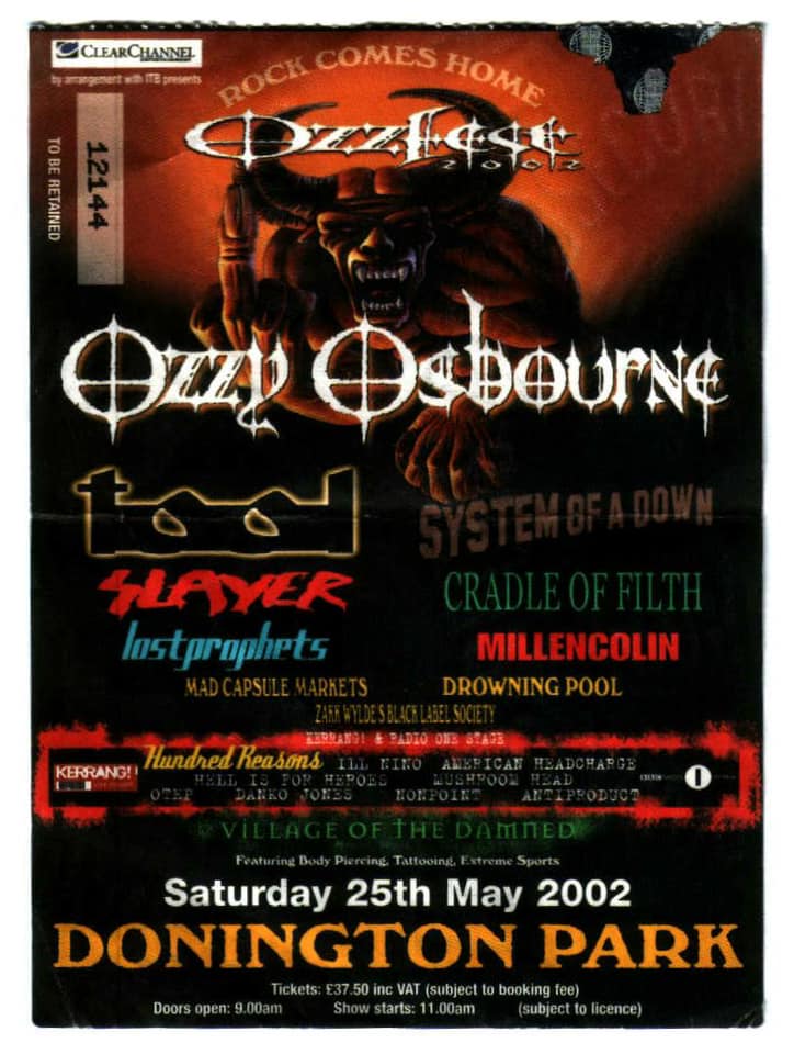 The first metal gig I ever went to. It changed my life.

Thanks for everything, #OzzyOsbourne.

Dom x