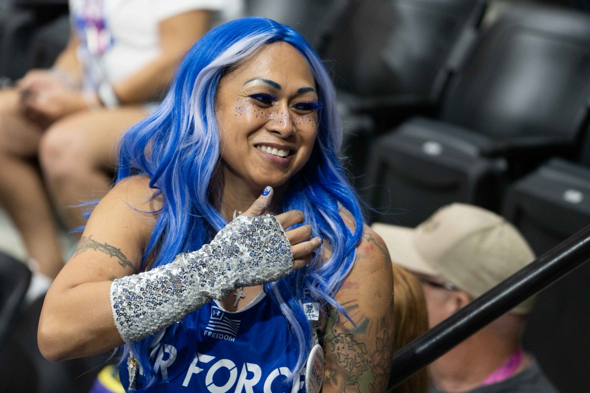 dodwarriorgames's tweet image. Our fan pick of the day is Master Sergeant Rhoda (Ro) Bargas!
Not only is she team captain for #TeamAF but she is their biggest cheerleader. Now it's our chance to cheer her on for being #Limitless!