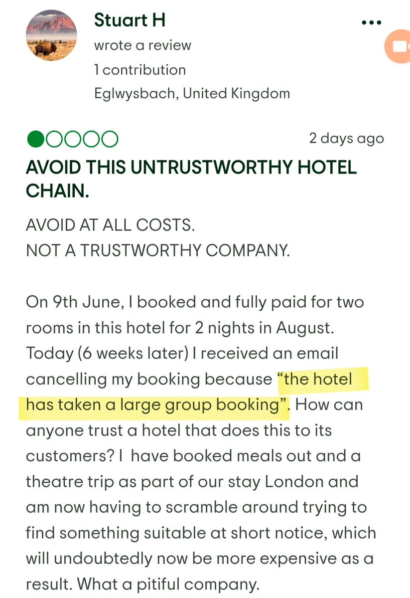 jomickane's tweet image. Trip Advisor is full of complaints from people who had bookings at the Britannia Hotel, one couple were actually over from Italy for a week and were staying in the Hotel but were told they had to leave half way through 😯🤬