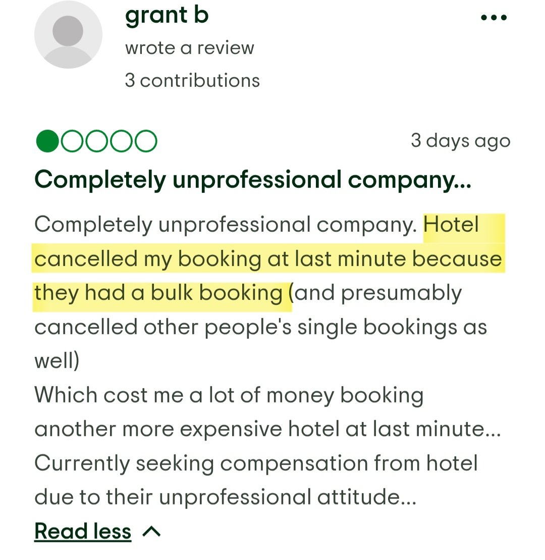 jomickane's tweet image. Trip Advisor is full of complaints from people who had bookings at the Britannia Hotel, one couple were actually over from Italy for a week and were staying in the Hotel but were told they had to leave half way through 😯🤬