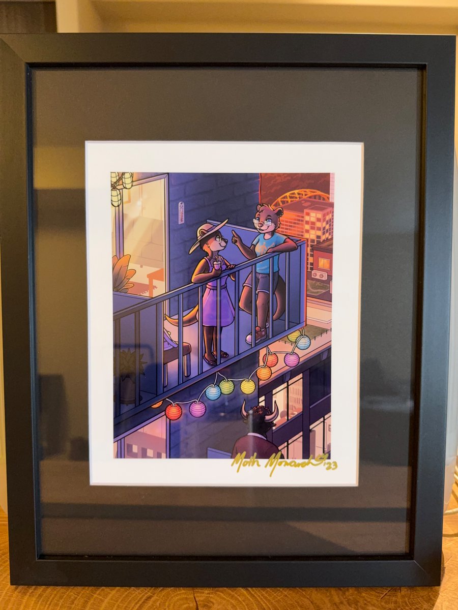 Kay Ζ: π FWA, AC (@servalkay) on Twitter photo Finally got my AC2023 (my first ever con) signed badge art from <a href="/MothMonarch/">MOTHπMONARCH</a> framed :3 Finally got my AC2023 (my first ever con) signed badge art from <a href="/MothMonarch/">MOTHπMONARCH</a> framed :3