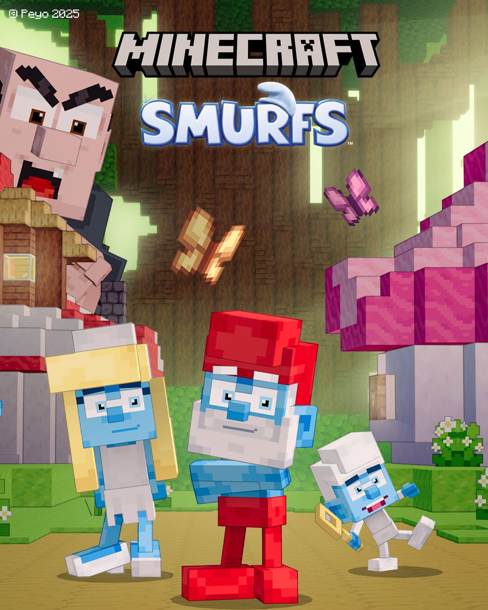 NintendoAmerica's tweet image. Join the Smurfs on a grand adventure in @Minecraft for #NintendoSwitch! Test your skills in mini-games, explore the Smurf Village, and collect your free Smurf Hat and Smurf skin in the Dressing Room!
🍄 Play now: ninten.do/6019sEjUV