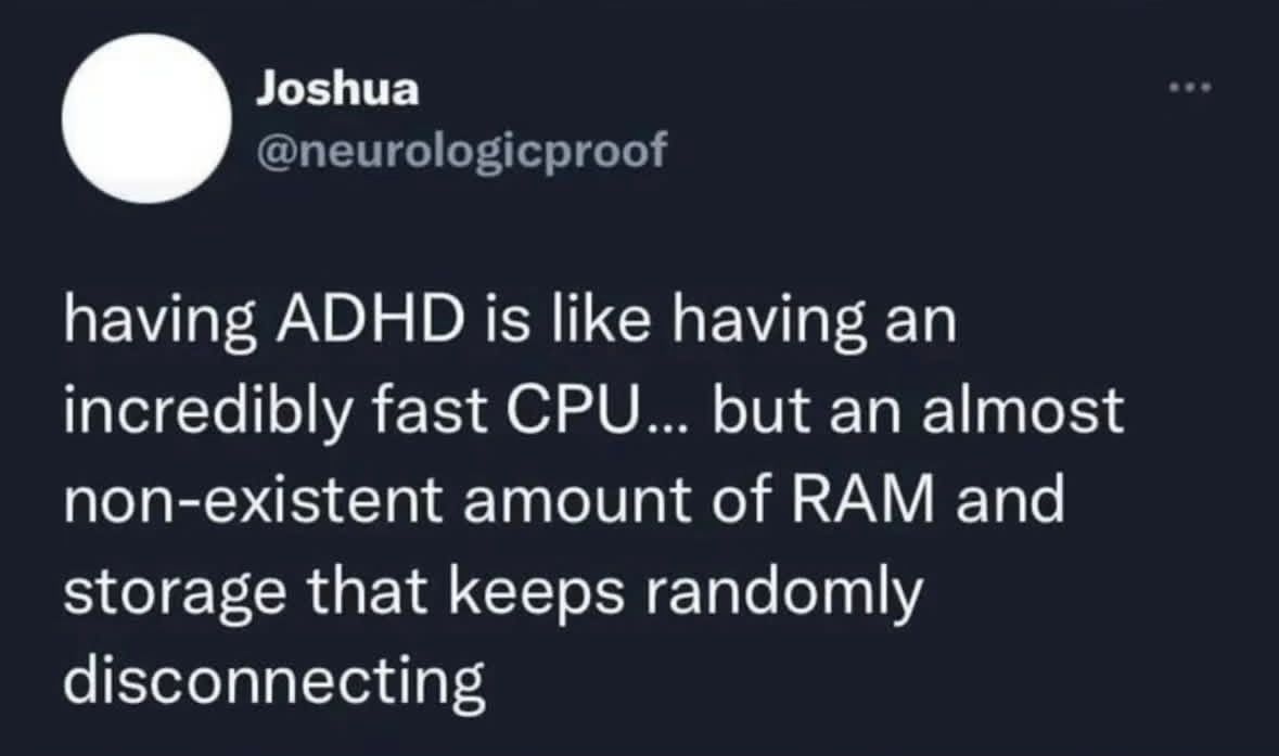 ADHD Memes (@adhdforreal) on Twitter photo 