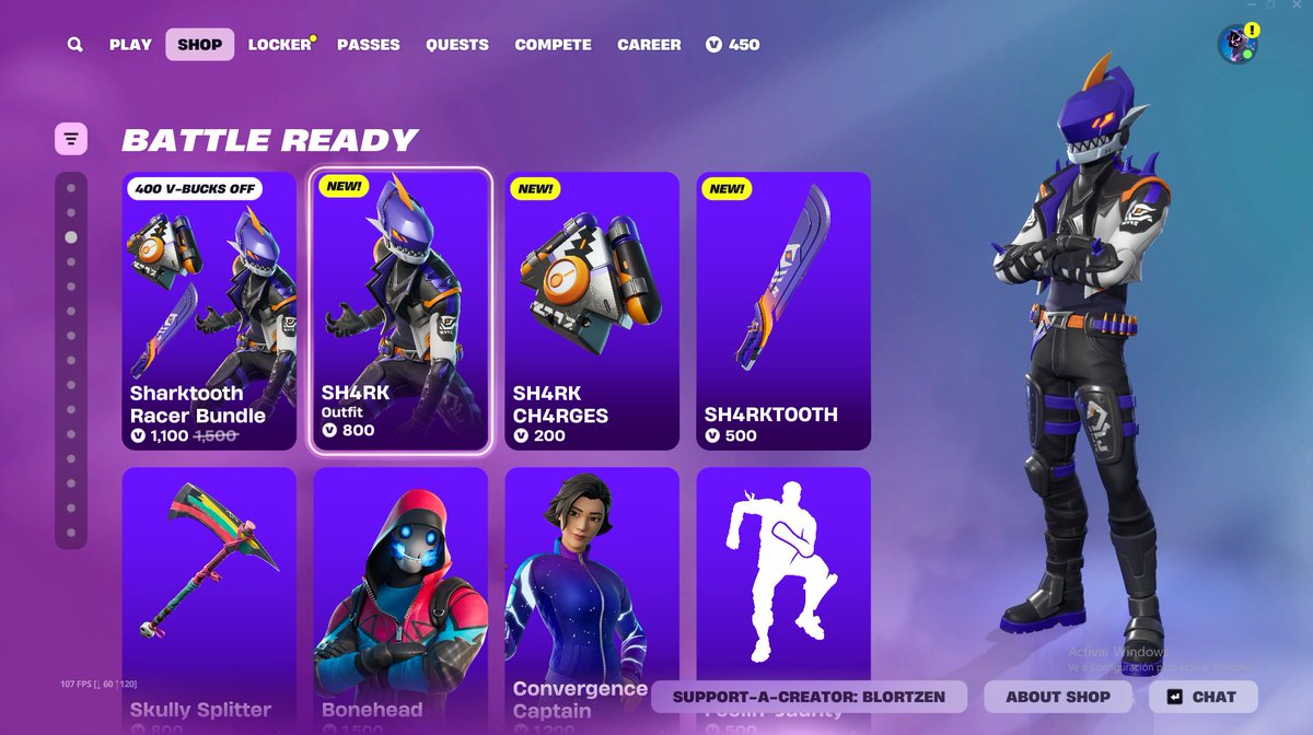 blortzen's tweet image. NEW SH4RK SKIN IS OUT 💡
Get him here: fortnite.com/item-shop/bund…
Consider using code "blortzen" to support me &lt;3
#Fortnite #ad