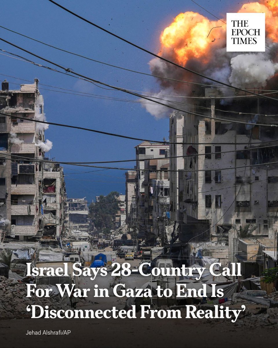 EpochTimes's tweet image. 🚨🇺🇸 🇮🇱 𝗜𝘀𝗿𝗮𝗲𝗹 𝗦𝗮𝘆𝘀 𝟮𝟴-𝗖𝗼𝘂𝗻𝘁𝗿𝘆 𝗖𝗮𝗹𝗹 𝗳𝗼𝗿 𝗪𝗮𝗿 𝗶𝗻 𝗚𝗮𝘇𝗮 𝘁𝗼 𝗘𝗻𝗱 𝗜𝘀 ‘𝗗𝗶𝘀𝗰𝗼𝗻𝗻𝗲𝗰𝘁𝗲𝗱 𝗙𝗿𝗼𝗺 𝗥𝗲𝗮𝗹𝗶𝘁𝘆’
Read more👇
theepochtim.es/szqhrt