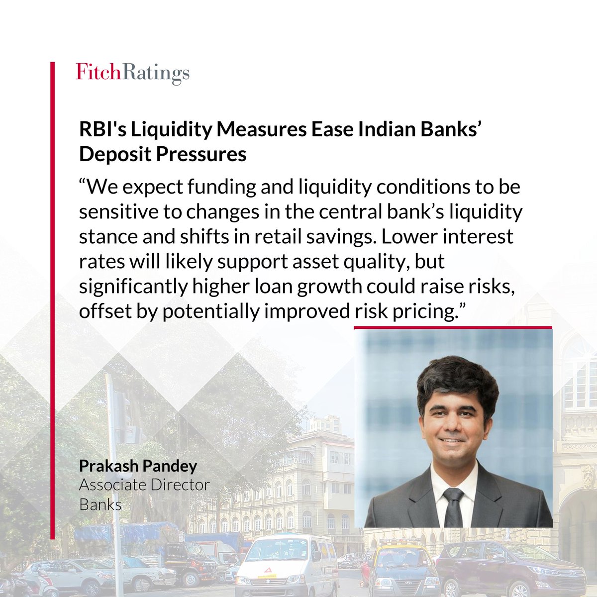 The Reserve Bank of India’s (RBI) liquidity infusions and its commitment to maintain significant liquidity surpluses in the banking system has significantly eased funding conditions for Indian banks.

Learn more: ow.ly/rm1h50WqnNW

#AsiaPacific #India #Banks #RBI #Deposit
