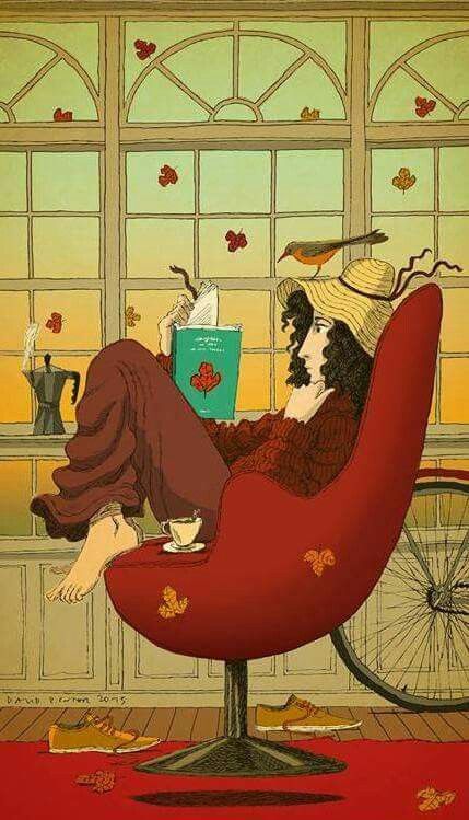 robear54's tweet image. Bonne lecture... et beaux rêves!
Illustration de David Pintor (Espagne, 1975-)