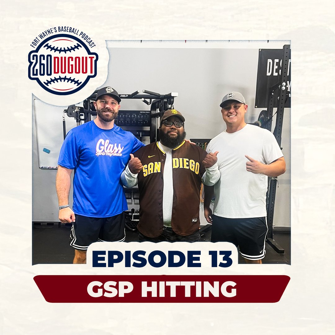 OldFortBBallCo's tweet image. Episode 13 of the @260Dugout Podcast is LIVE!
@dchendrix visits the @GSP_Hitting facility in Fort Wayne to chat with Justin Glass. They discuss all of the services GSP provides discuss travel baseball.
🎙️: tinyurl.com/8drspfv7