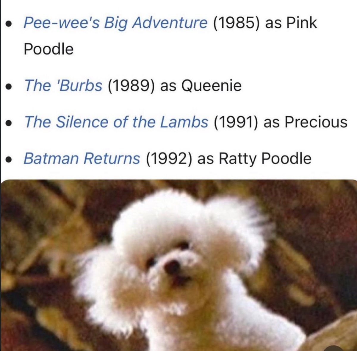 Amazing film career