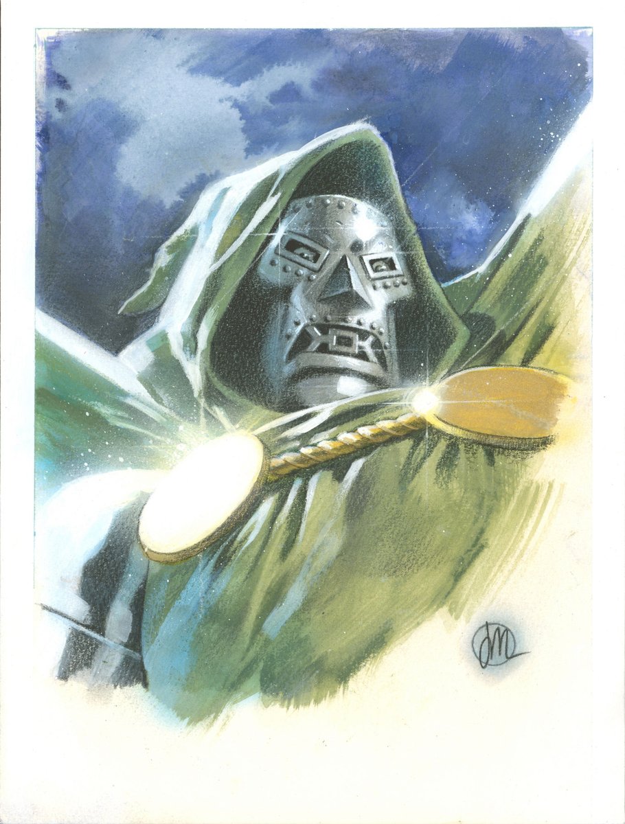 ComicCrusaders's tweet image. Doctor Doom by Joshua Middleton #comics #comicbookart #art #comicart