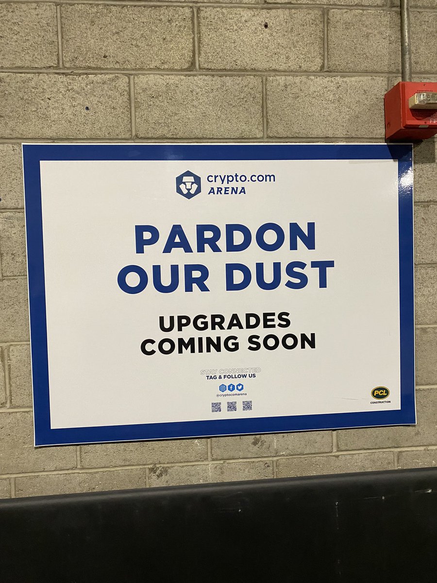 Looks like Crypto.com Arena, which is the home of the Lakers, Kings, and Sparks, is getting a facelift. 👀