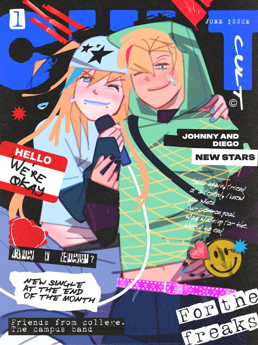 FlinsHamster's tweet image. #jjba #sbr #au 🖤