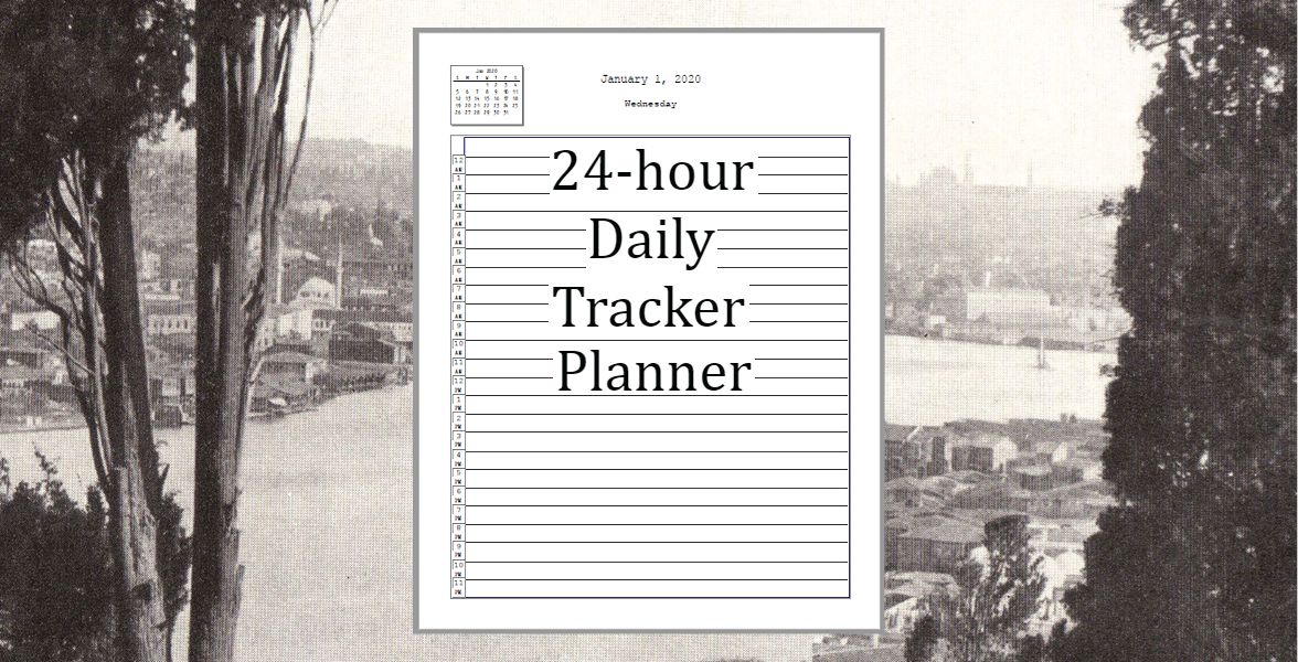 24-hour Daily Tracker Planner - Free to print (PDF) - Great for tracking sleep, eating, and exercise patterns! #calendar #planner #planning #journal #freeprintable studenthandouts.com/calendars/24-h…