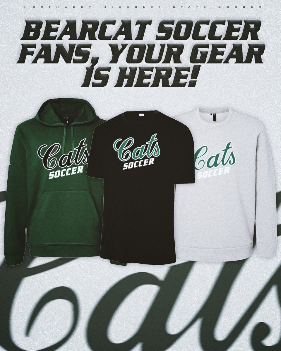 Bearcat soccer fans, your gear is HERE! 🟢⚽
Fresh drops in tees, long sleeves, crewnecks, hoodies + ¼ zips — all in Bearcat green!
Limited time only. Don’t miss your chance to rep the squad in style 👊

🛒 Tap the link in bio to shop now!