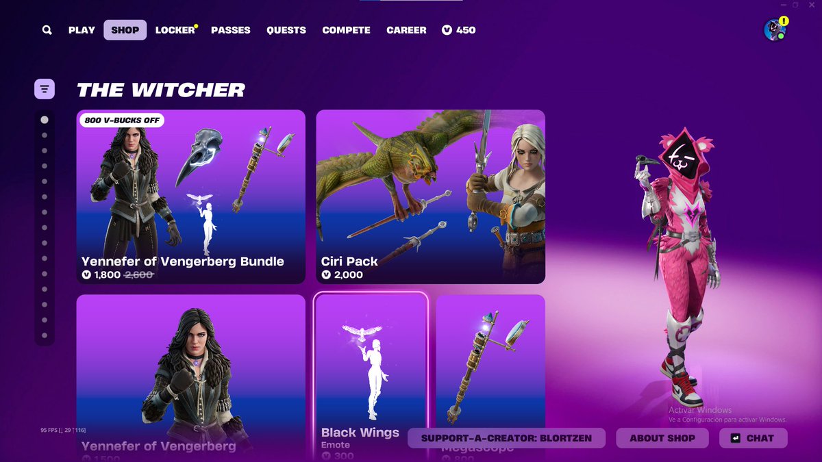 blortzen's tweet image. THE WITCHER SKINS ARE BACK 💡
Get them here: fortnite.com/item-shop?crea…
Consider using code "blortzen" to support me &lt;3
#Fortnite #ad