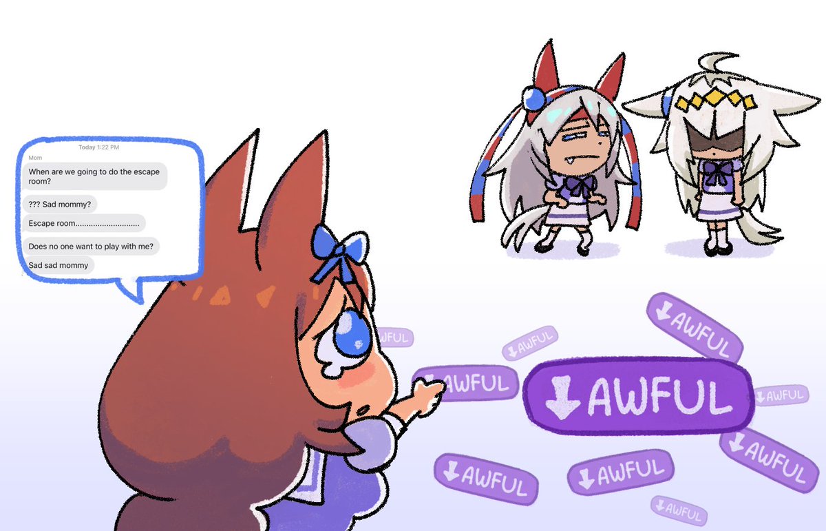 sad sad mommy #umamusume