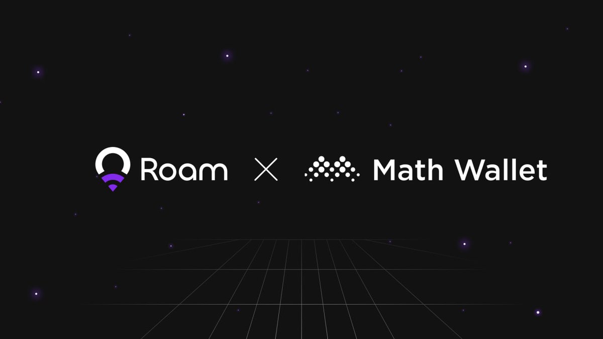 weRoamxyz's tweet image. Roam X @MathWallet 

With over 4 million users, MathWallet is a leading multi-chain wallet - and now it&apos;s even better with built-in global connectivity powered by Roam. 

Now explore the world of Roam within the MathWallet. 

Stay connected. Stay on-chain. 
Anytime, anywhere.