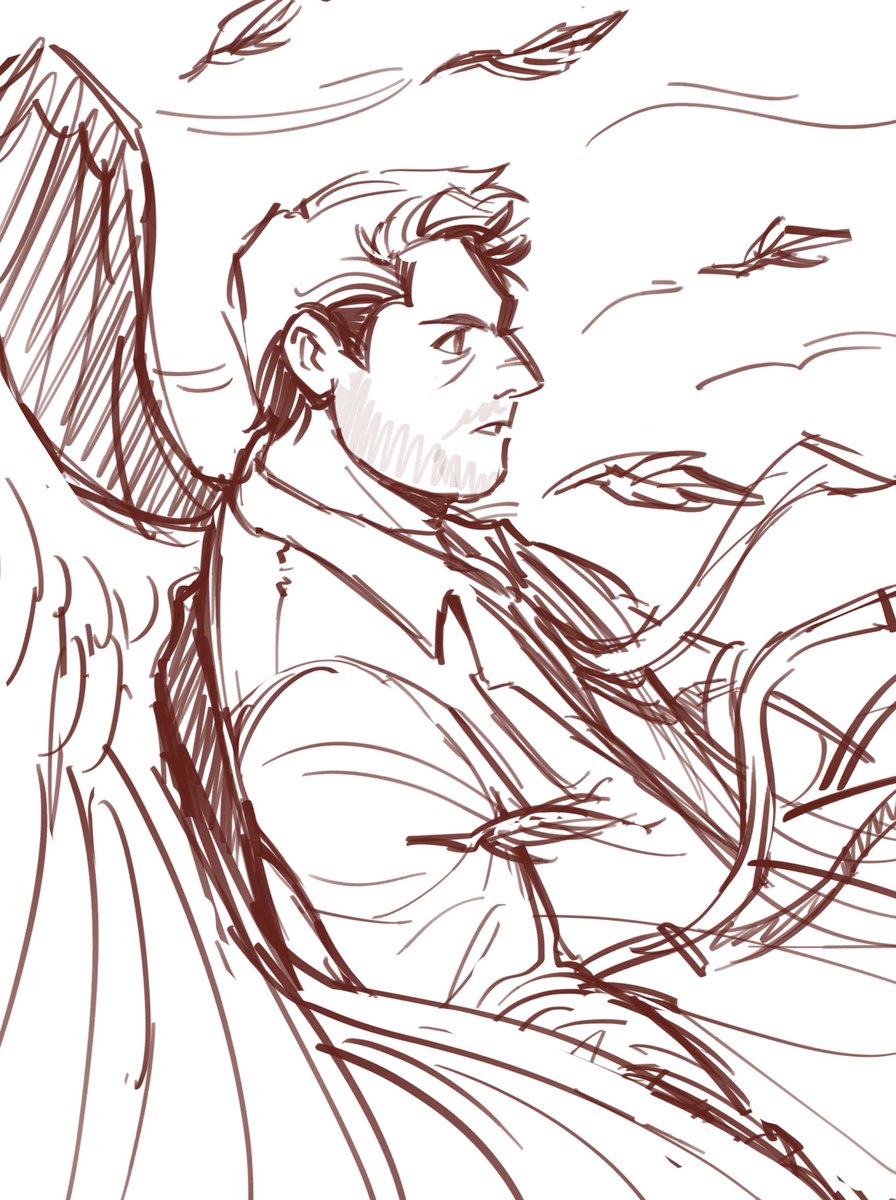 gardenfart's tweet image. rewatching supernatural for the first time since middle school #castiel