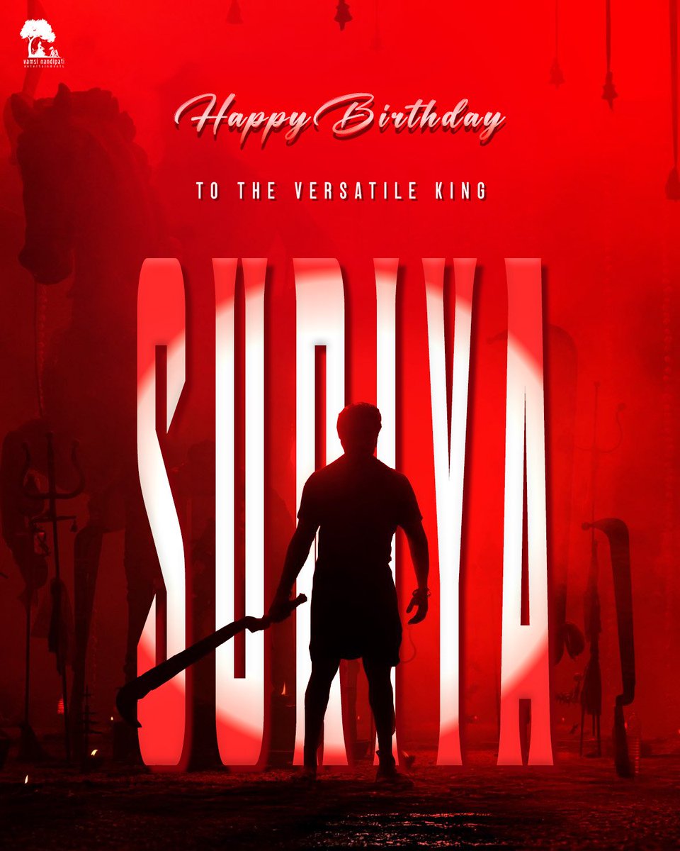 VNE_Offl's tweet photo. 🔥 Happy Birthday to the Versatile King 👑
Wishing the powerhouse performer #Suriya50 a year full of success, strength, and stellar stories! 💥💫
Get ready for mass overload! 🔥🎬
#HappyBirthdaySuriya @Suriya_offl #HBDSuriya #VersatileKing #KollywoodKing #SuriyaMass https://t.co/fmV2lf8HRg