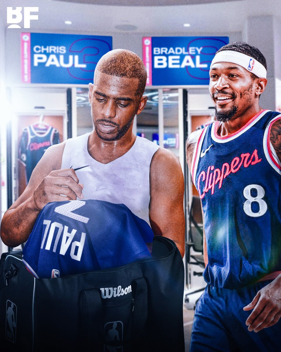 bballforever_'s tweet image. Bradley Beal, who has worn No. 3 in his NBA entire career, offered to give the number up for Chris Paul.
"Once Brad heard that it was a possibility that Chris was coming, he said, 'I want to give him my number,’ Clippers basketball president Lawrence Frank explained.
Ultimate…