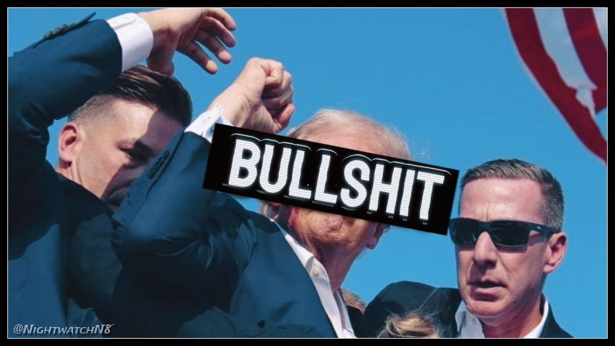 NightwatchN8's tweet image. The official story behind the Trump assassination attempt in Butler is some BULLSHIT
Can I get a second?