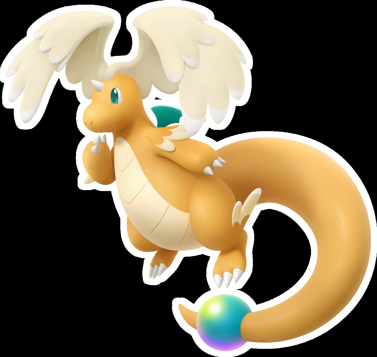FenrRow's tweet image. J'ai vraiment la vision de gamefreak qui prend le design de Dracolosse, le met sur SPORE, lui rajoute des ailes au pif, une queue disproportionné avec une perle mal texturée au bout et paf, tu as ta nouvel colonie ...