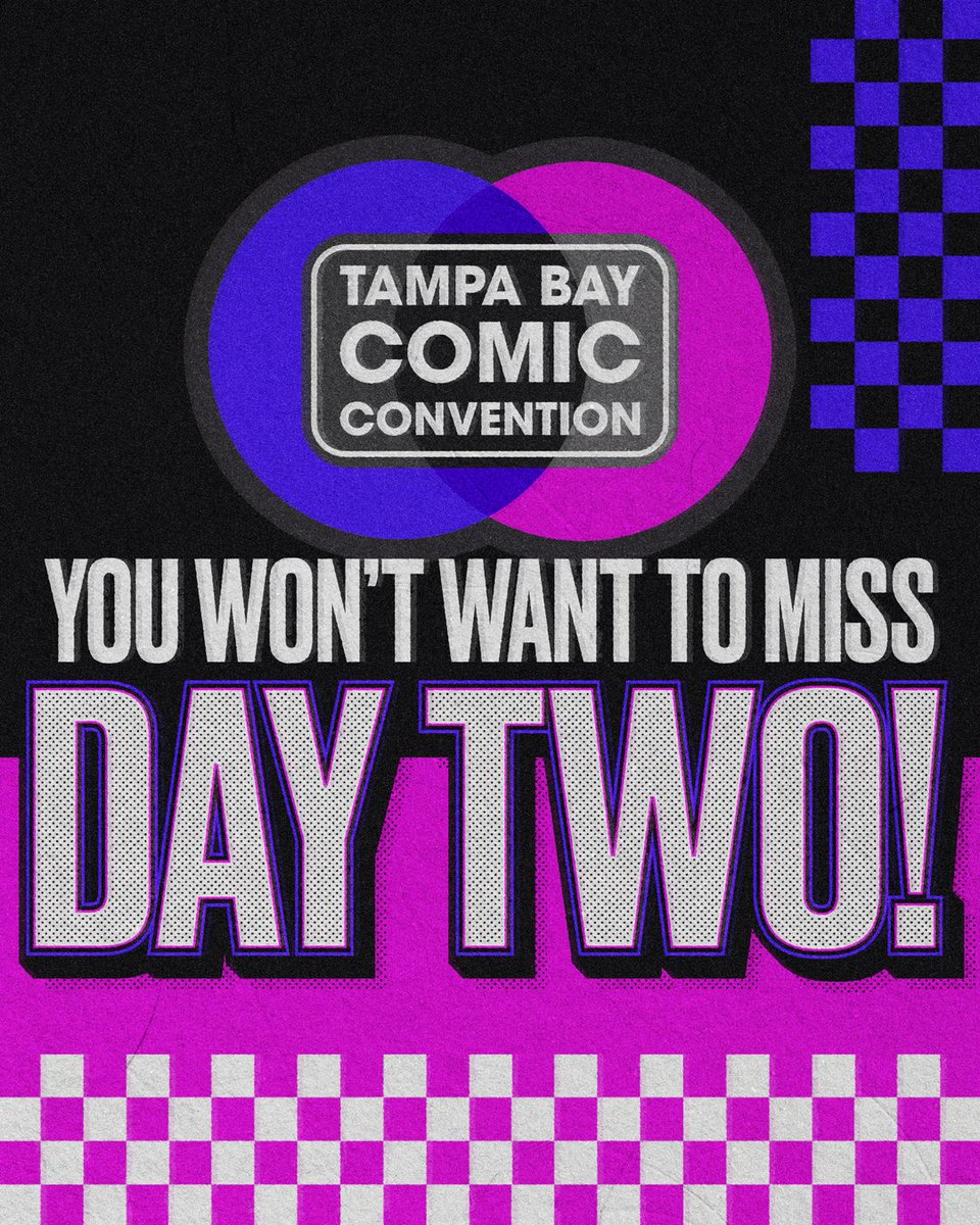 ⚡ You won't want to miss day two of Tampa Comic Convention. The energy is electric!

🎟 It's not too late to grab your tickets. Get them now and save, as ticket prices will increase at the show: bit.ly/45elEIC.