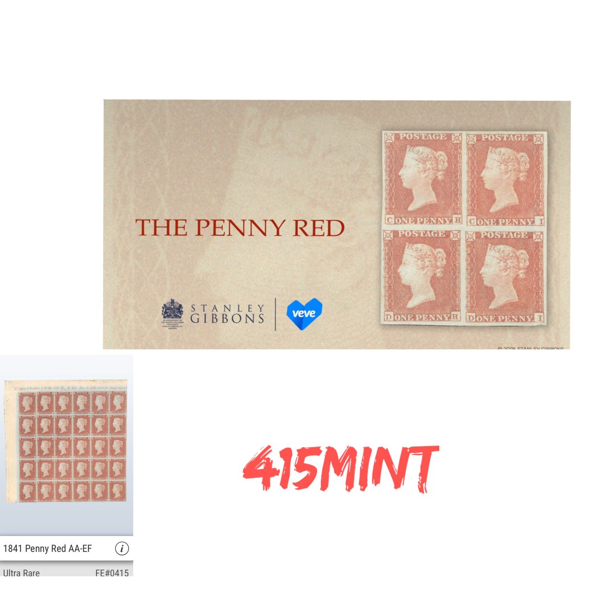 Gurifying's tweet image. #415mint
Welcome UR Penny Red 415
Merci @verifouz for helping me with this stamp
Mostly Art Collectibles 132
Star Wars 9
Mighties 7
stamps 41*
cars 10
Warner Bro 5
Universal 2
Hoverboard 1
Total count is 207
28.83% of my collectibles are 415
#vevefam #gempoor #roadto300