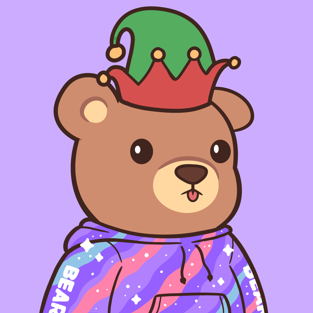 TheCryptoScribe's tweet image. I just revealed my 4th @bearish_af NFT today😍. BEARISH AF.
also, second hoodie for today!