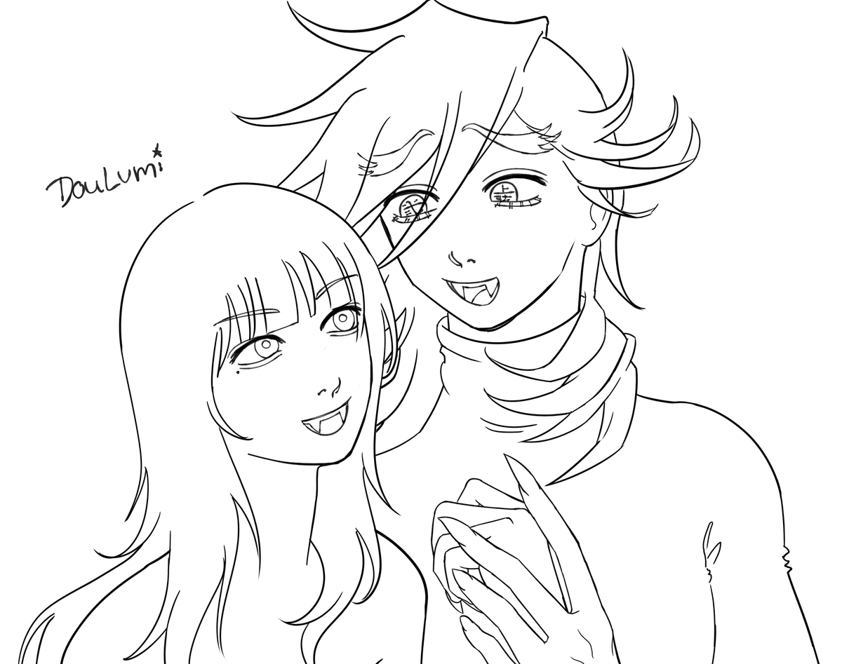 neafeng's tweet image. doulumi wip 🤓 i eanna participate in yumefights but im not exactly a yume id say im just selfshipping + i never participated in smth like that 🤔