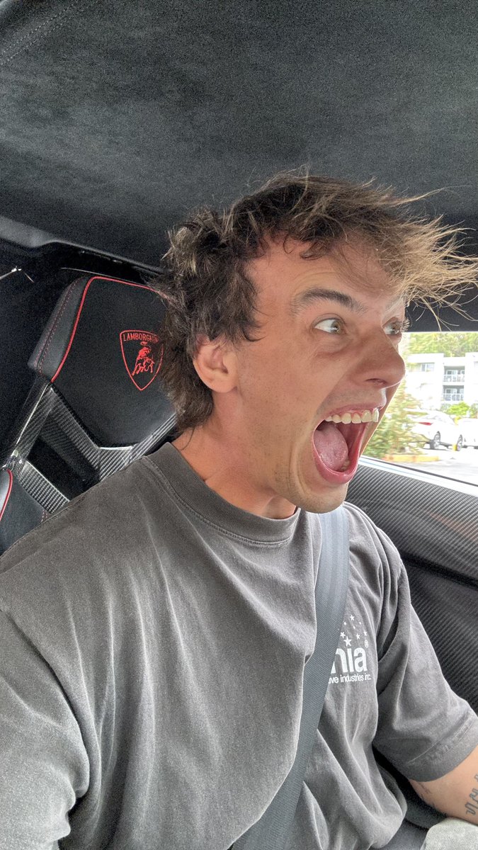 notcamcasey's tweet image. my reaction after 3 weeks of no aventador sv