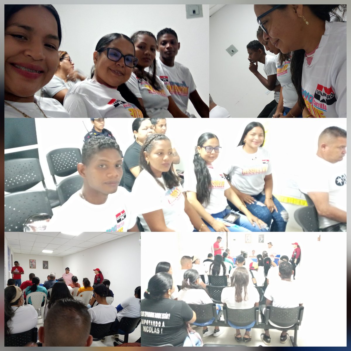 Este 27 de Julio
ＶＯＴＡ ＴＵＰＡＭＡＲＯ 🔴⚫
𝐅𝐚́𝐜𝐢𝐥, 𝐚𝐫𝐫𝐢𝐛𝐚 𝐲 𝐚 𝐥𝐚 𝐢𝐳𝐪𝐮𝐢𝐞𝐫𝐝𝐚 🗳️👈🏼
#VotaTupamaro

¡COMUNA O NADA!
 
Nos encontramos en importante reunión del Gran Polo Patriótico Simón Bolívar.