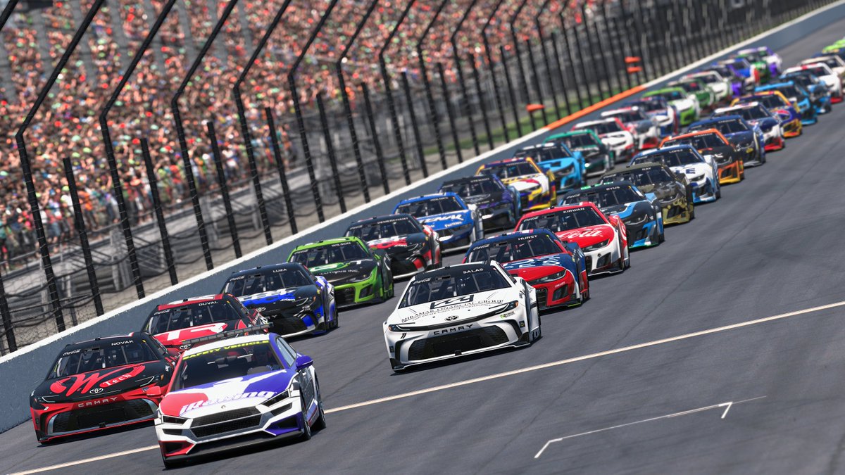 ENASCARGG's tweet image. The grid is set🏎️🏎️
Drivers are ready for 60 laps at The Brickyard!!