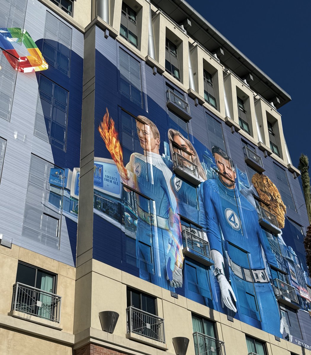 NexusPointNews's tweet image. The #FantasticFour: First Steps looking good at #SDCC.