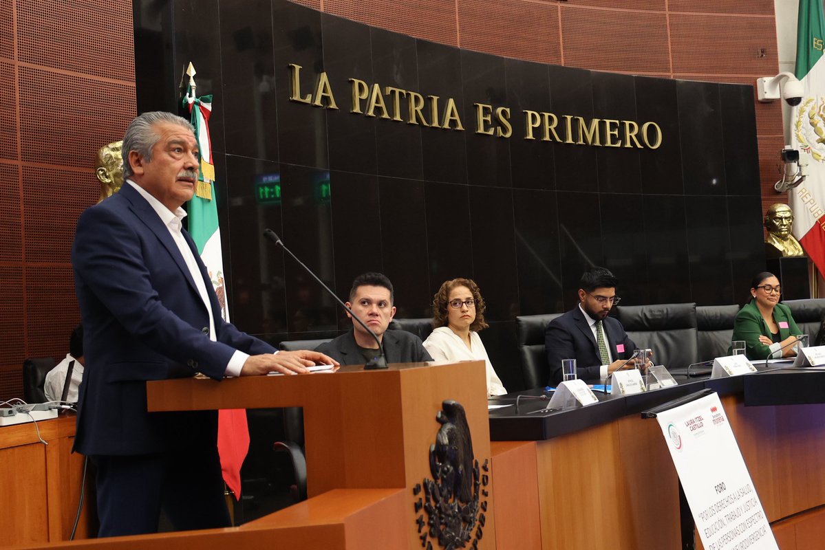 raulmoronO's tweet image. Agradezco a mi compañera senadora Laura Itzel Castillo su invitación a participar en el Foro "Por los Derechos a la Salud, Educación, Trabajo y Justicia de las Personas con Espectro Autista y Neuro divergencia".
Cómo presidente de la Comisión de Educación, hablé sobre la…