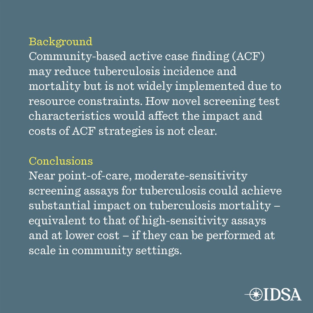 CIDJournal's tweet image. Projecting the impact and costs of near point-of-care tuberculosis screening assays in community-based active case finding
✅ Just Accepted
🔗 bit.ly/4lDB0Mx