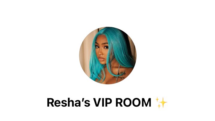 TakeMeToChanel's tweet image. ๐ โข #YAMS make sure to join @YungMiami305โs Instagram channel โReshaโs VIP Room โจโ for messages and updates personally from Caresha herself.
Join here: instagram.com/channel/AbblK6โฆ
